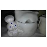 Pillsbury Dough Boy Creamer/ Sugar Set, New in Box