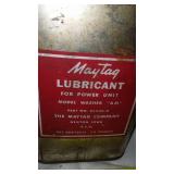 Maytag Lubricant Quart Can  Vintage