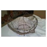 Antique Wire Basket.