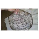 Antique Wire Basket.