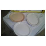 7 Buffalo Brand Oval Plates