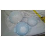 Vintage Pyrex Set Of 3 Bowls