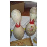Vintage Wood Bowling Lot