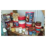 Huge Lot of Tins - Land O Lakes, Coca Cola & More.