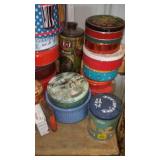 Huge Lot of Tins - Land O Lakes, Coca Cola & More.
