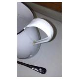 Vintage Enamelware Pitcher + Spoon