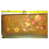 2 Metal Vintage Tackle Box and Contents