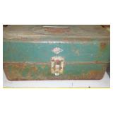 2 Metal Vintage Tackle Box