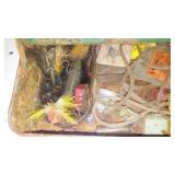 2 Metal Vintage Tackle Box