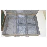 2 Metal Vintage Tackle Box
