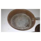 Metal Skillets 6, 6.5 And 9 In.