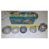 Vintage French Fry Cutter & Aluminum Mold