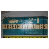 Vintage French Fry Cutter & Aluminum Mold