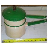 Enamelware Double Boiler Excellent