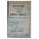 F Series Ford Truck Manual  1945