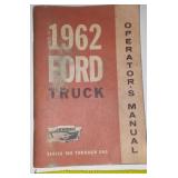 Ford Truck Owners Manual 1962