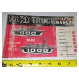 F Series Ford Truck Manual - 1965(1 1962