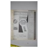 Ford Parts & Accessories Catalogue  Dealers 1956
