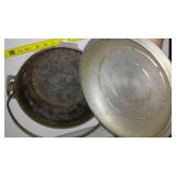 Vintage Cast Aluminum Pot & Cover W/ Handle.