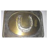 Vintage Belt Buckle - Horseshoe