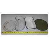 4 Enamelware - Unique Pieces
