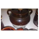 Stoneware  Bean pot, pitcher and more