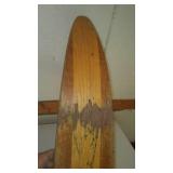 Vintage Wood Slalom Water Ski & partner.  Good Bindings. They don