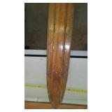 Vintage Wood Slalom Water Ski & partner.  Good Bindings. They don