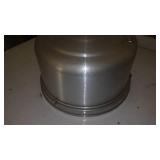 Vintage Cake Carrier - Aluminum - Locking