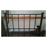 Metal Single Bed Headboard Footboard & Rails