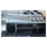 Commercial Grade stainless serving bar. 12 foot. NSF