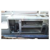Commercial Grade stainless serving bar. 12 foot. NSF
