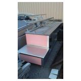 Commercial Grade stainless serving bar. 12 foot. NSF