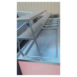 Commercial Grade stainless serving bar. 12 foot. NSF