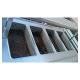 Commercial Grade stainless serving bar. 12 foot. NSF