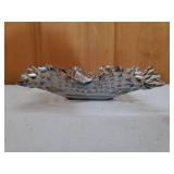 Vintage Carnival Glass Nut Dish