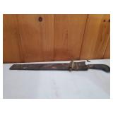 Old Knife With Wood Case