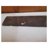 Old Knife With Wood Case