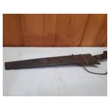 Old Knife With Wood Case