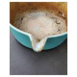 Vintage Blue Le Creuset Pot
