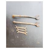 Collection Of Old Ford Wrenches