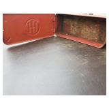 Old Red International Harvester Tractor Toolbox