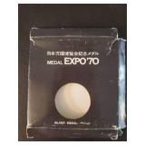Vintage EXPO 70 Sterling Silver Medal