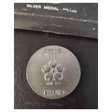 Vintage EXPO 70 Sterling Silver Medal