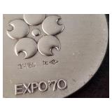 Vintage EXPO 70 Sterling Silver Medal