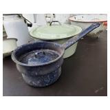 Collection Of Vintage Enamelware