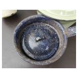 Collection Of Vintage Enamelware