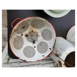 Collection Of Vintage Enamelware