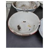Collection Of Vintage Enamelware