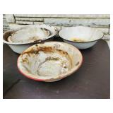 Collection Of Vintage Enamelware